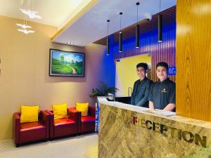 The lobby or reception area at Taj Metro