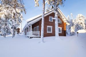 Ounasvaaran Lakituvat Chalets зимой