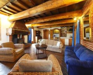 A seating area at Molino in chianti