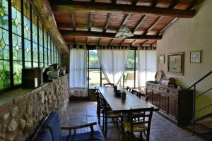 A seating area at Molino in chianti