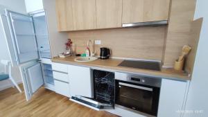 Kuchyň nebo kuchyňský kout v ubytování Apartments LORA in Bonila