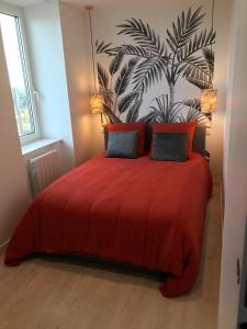 Posteľ alebo postele v izbe v ubytovaní Joli appartement très bien situé - Perros-Guirec