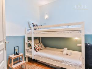 Posteľ alebo postele v izbe v ubytovaní Charmante maisonnette au cœur des sables d'Olonne