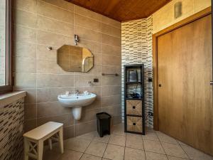 Koupelna v ubytování B&B Il Leccio