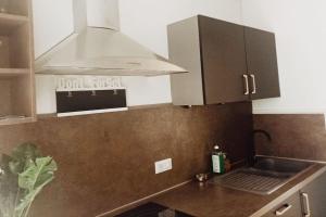 Kuchyň nebo kuchyňský kout v ubytování L'écume de mer