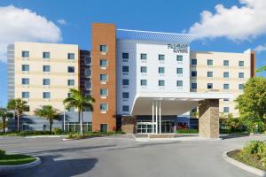 a rendering of a hotel with a parking lot at Fairfield Inn & Suites Homestead Florida City in Florida City