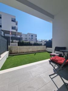 Αίθριο ή υπαίθριος χώρος στο Apartman Smilja