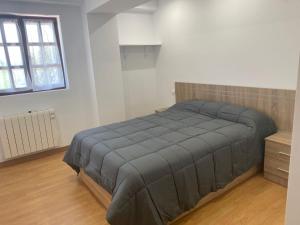 1 dormitorio con 1 cama grande en una habitación en Estudios en Loredo, en Loredo
