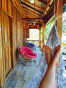 Posezení v ubytování Blondies Koh Rong Bungalow