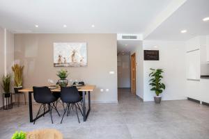 TV a/nebo společenská místnost v ubytování Apartamento en Bolnuevo