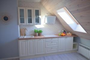 Kuchyňa alebo kuchynka v ubytovaní Apartament u Sikorki