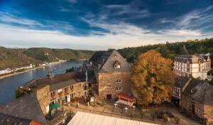 Letecký snímek ubytování Hotel Schloss Rheinfels