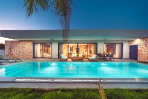 锡德Villa Milo的房子后院的游泳池