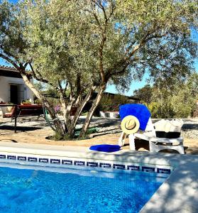 The swimming pool at or close to LA MEJORANA Coqueta casa de Campo con piscina en Málaga