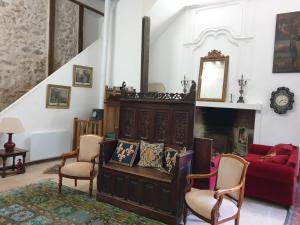 Posedenie v ubytovaní Partie de Château du XI ieme à Canet d'Aude