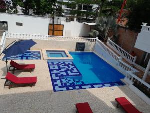 Sundlaugin á Hotel Santa Fe del Parque eða í nágrenninu +19 myndir
