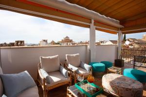 Balkón nebo terasa v ubytování Hotel Madinat