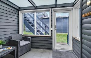 A balcony or terrace at Lovely Home In Hanstholm With Kitchen
