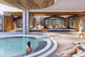 Studio rénové avec vue panoramique tesisinde konaklayan konuklar