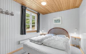 Vuode tai vuoteita majoituspaikassa 3 Bedroom Lovely Home In Gistrup