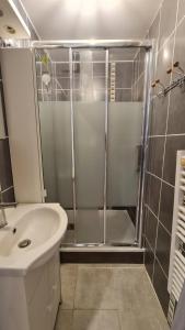 Ένα μπάνιο στο Appartement indépendant dans maison près d'Annecy