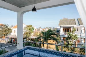 Μπαλκόνι ή βεράντα στο Hidden Beach Bungalow Sea View