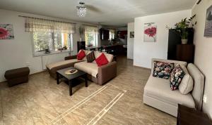 Posezení v ubytování Apartment Boroví