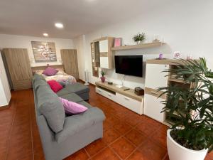 TV a/nebo společenská místnost v ubytování Apartamento SLAM