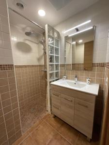 Koupelna v ubytování Apartamento SLAM