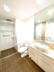 O baie la Beautiful one-bed apartment in central Adelaide
