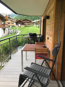 Balkón nebo terasa v ubytování Apartment in Chalet Pizzo Fiamma