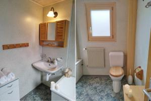 Koupelna v ubytování Apartment mit Traumblick im Haus Olympia + 19 fotografií