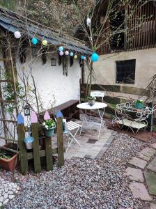 Patio nebo venkovní prostory v ubytování Violeta
