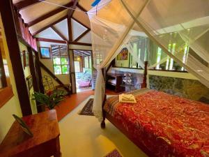 Letto o letti in una camera di Cocoa Cottage