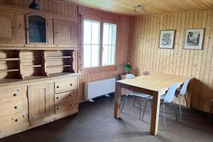 Kuchyň nebo kuchyňský kout v ubytování Wohnung in Bergchalet