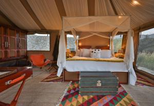 Chamba Camp Diskit的休息区