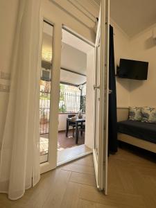 A bed or beds in a room at Casa Onofrio Tropea