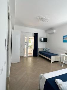 A bed or beds in a room at Casa Onofrio Tropea