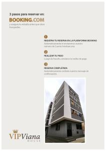 una captura de pantalla de un sitio web con un edificio en Gorgeous Private Studio LIMA-Own Bathroom-Near Airport, en Lima