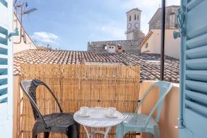 Balkón alebo terasa v ubytovaní Maison Denise - Suquet vue sur la Cathédrale