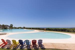 The swimming pool at or close to 2 Bed Apartment at Estepona Hills with great Sea Views!