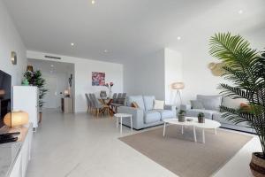 A seating area at 2 Bed Apartment at Estepona Hills with great Sea Views!