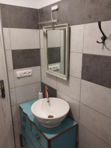 Koupelna v ubytování Apartmány Svatá + 37 fotografií