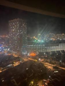 Vista general de Bayan Lepas o vistes de la ciutat des de l'apartament