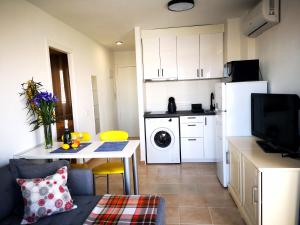 Kuchyň nebo kuchyňský kout v ubytování Sunny apartment with 2 terraces + 17 fotografií