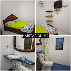 Ein Badezimmer in der Unterkunft HOTEL CAMPESTRE LA CASONA DE SAN JOSE