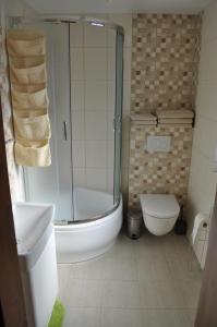Ванная комната в Chata s výhľadom na Tatry