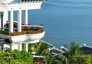 a view of the ocean from the side of a building at InterContinental Danang Sun Peninsula Resort, an IHG Hotel in Da Nang