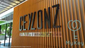 aazon sign on the side of a building at Ceylonz Suites by MyKey Global in Kuala Lumpur