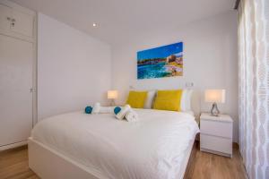 Postel nebo postele na pokoji v ubytování Ideal Property Mallorca - Primavera